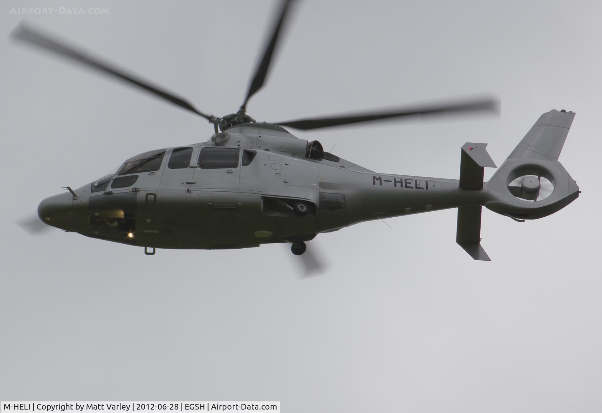 M-HELI, Eurocopter EC-155B-1 C/N 6898, performing an ILS Approach.