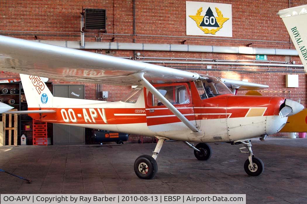 OO-APV, 1978 Cessna 152 II C/N 15279842, Home base.