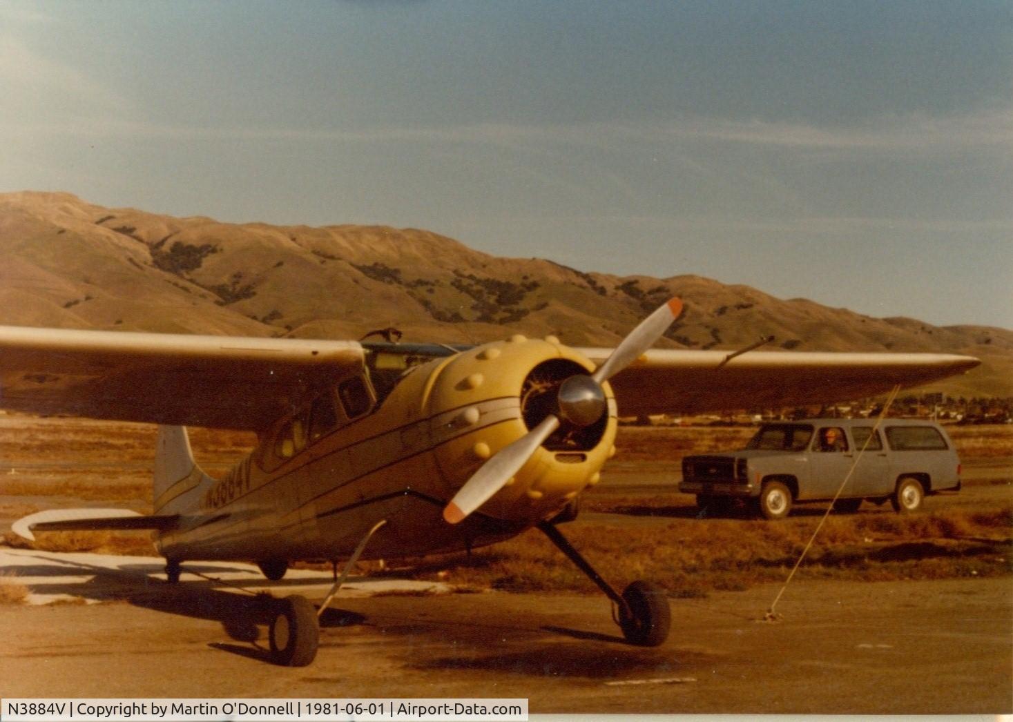N3884V, 1949 Cessna 195 C/N 7353, Taken at Fremont Airport, CA