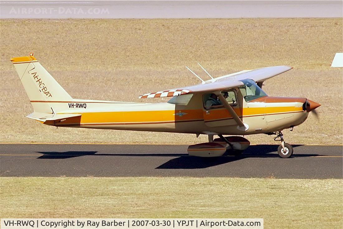 VH-RWQ, Cessna A152 Aerobat C/N A1520896, Belongs to the Royal Aero Club WA