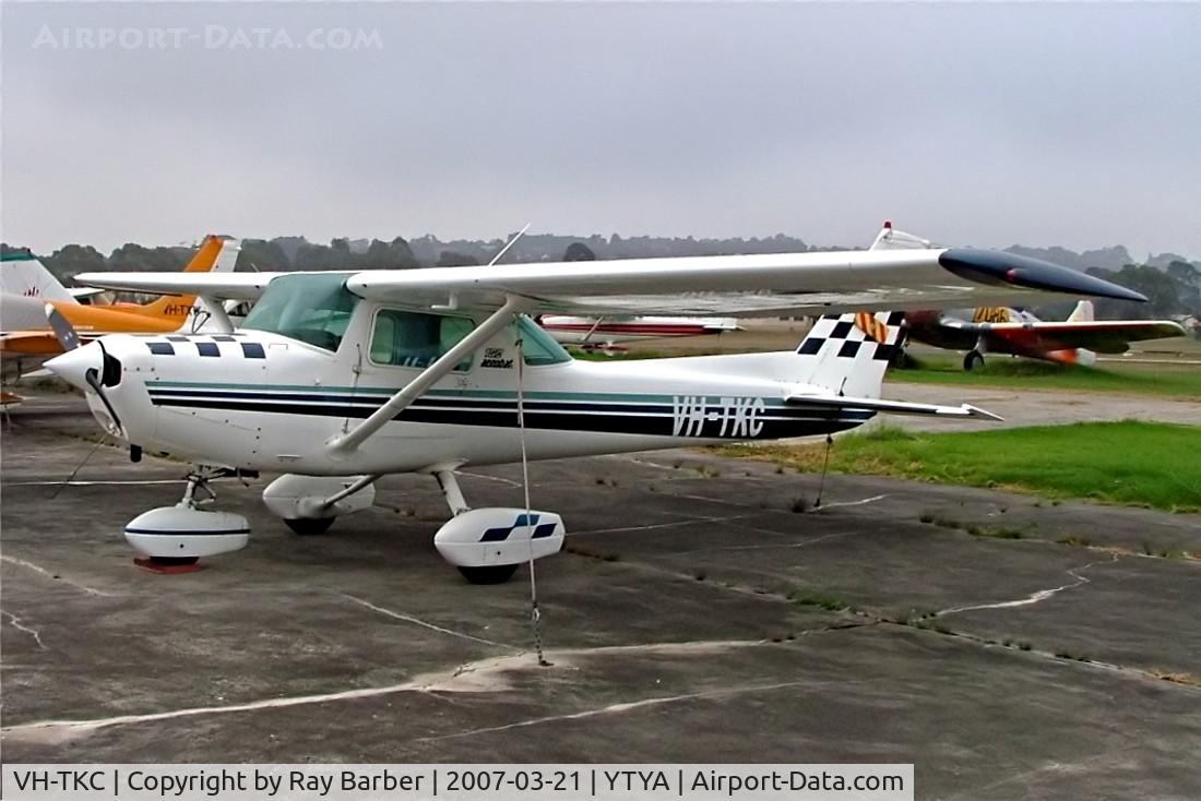 VH-TKC, 1979 Cessna A152 Aerobat C/N A1520871, Seen parked here.