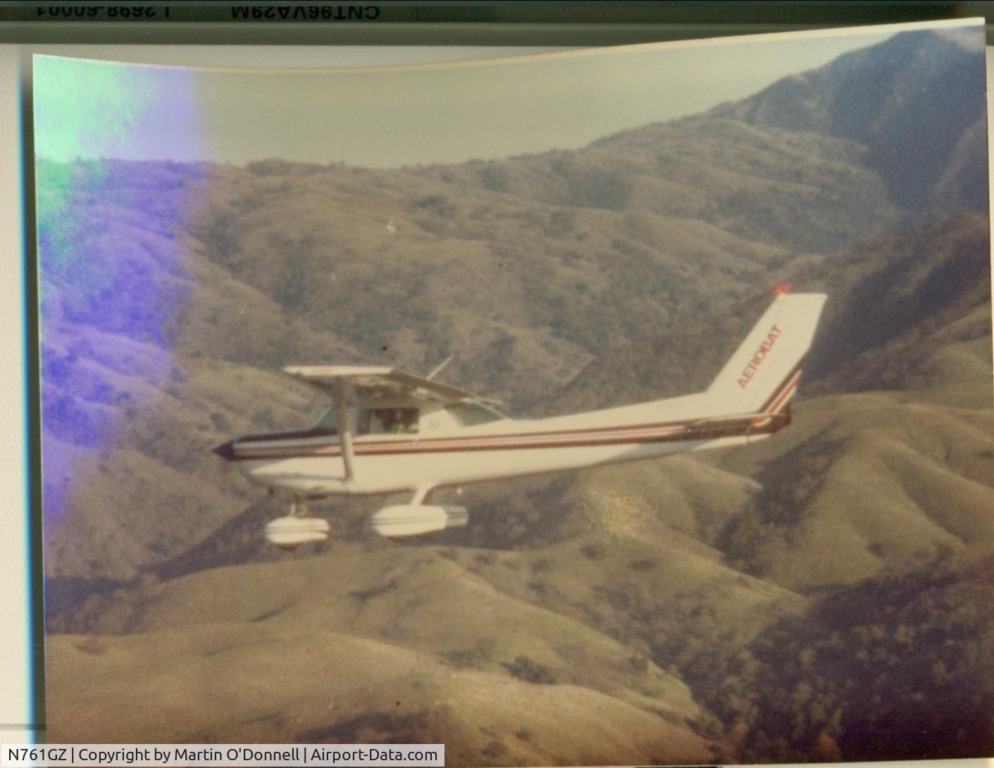 N761GZ, Cessna A152 Aerobat C/N A1520953, Taken in the Livermore Valley, CA