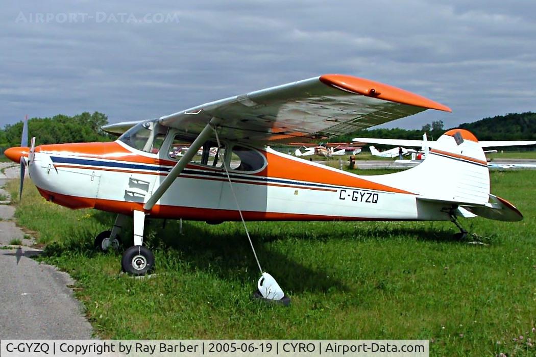 C-GYZQ, Cessna 170B C/N 20461, Parked here.