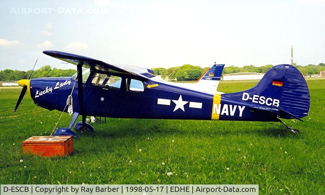 D-ESCB, 1955 Cessna 170B C/N 26925, Seen here Named Lucky Lady.
