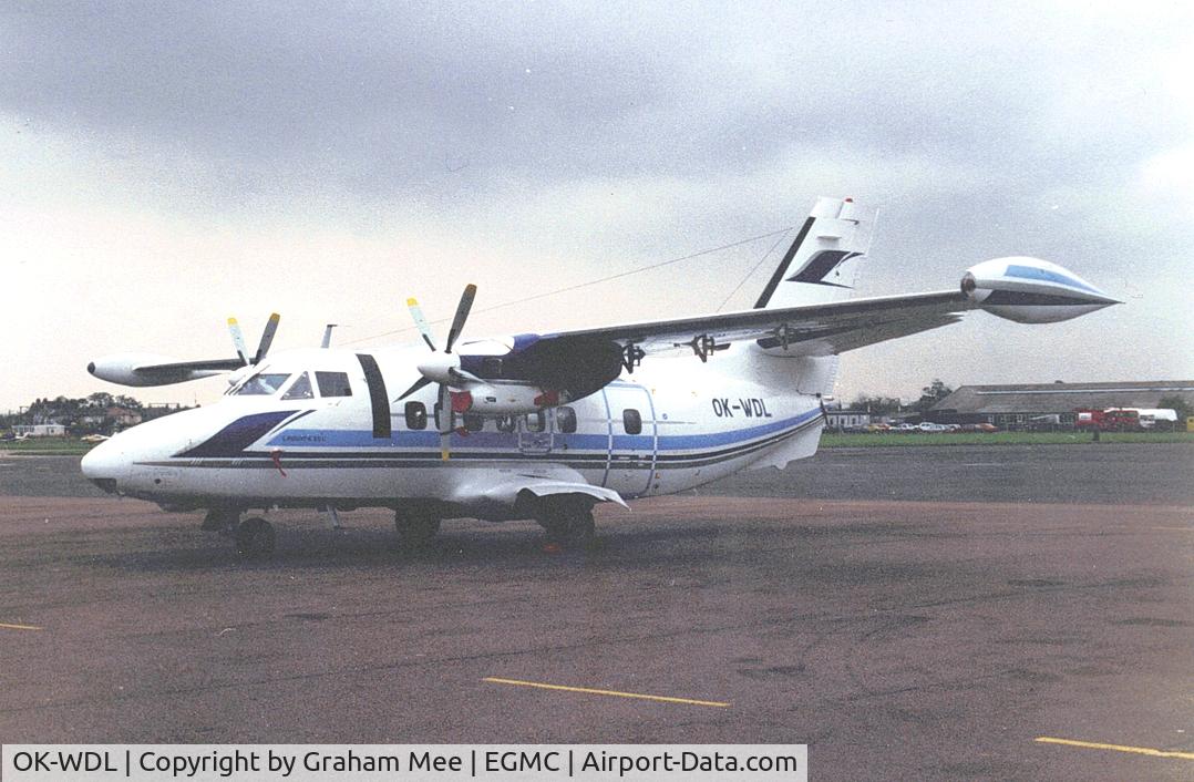 OK-WDL, 1991 Let L-410UVP-E Turbolet C/N 912533, Taken at Southend early 80s