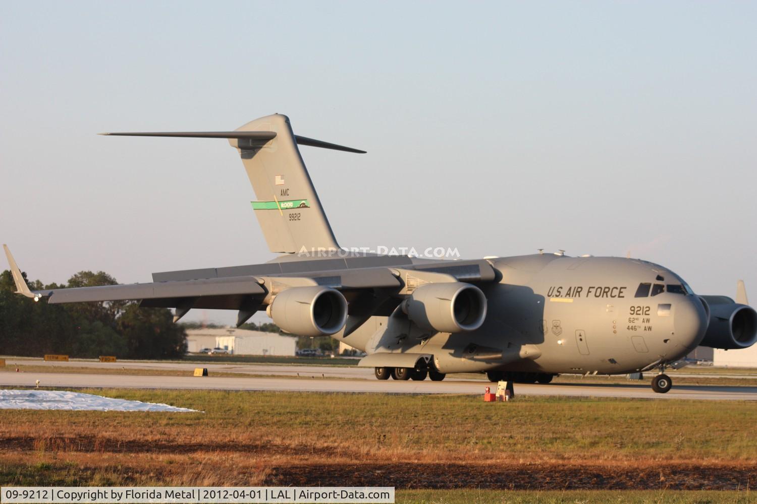09-9212, 2011 Boeing C-17A Globemaster III C/N P-212, McChord based C-17