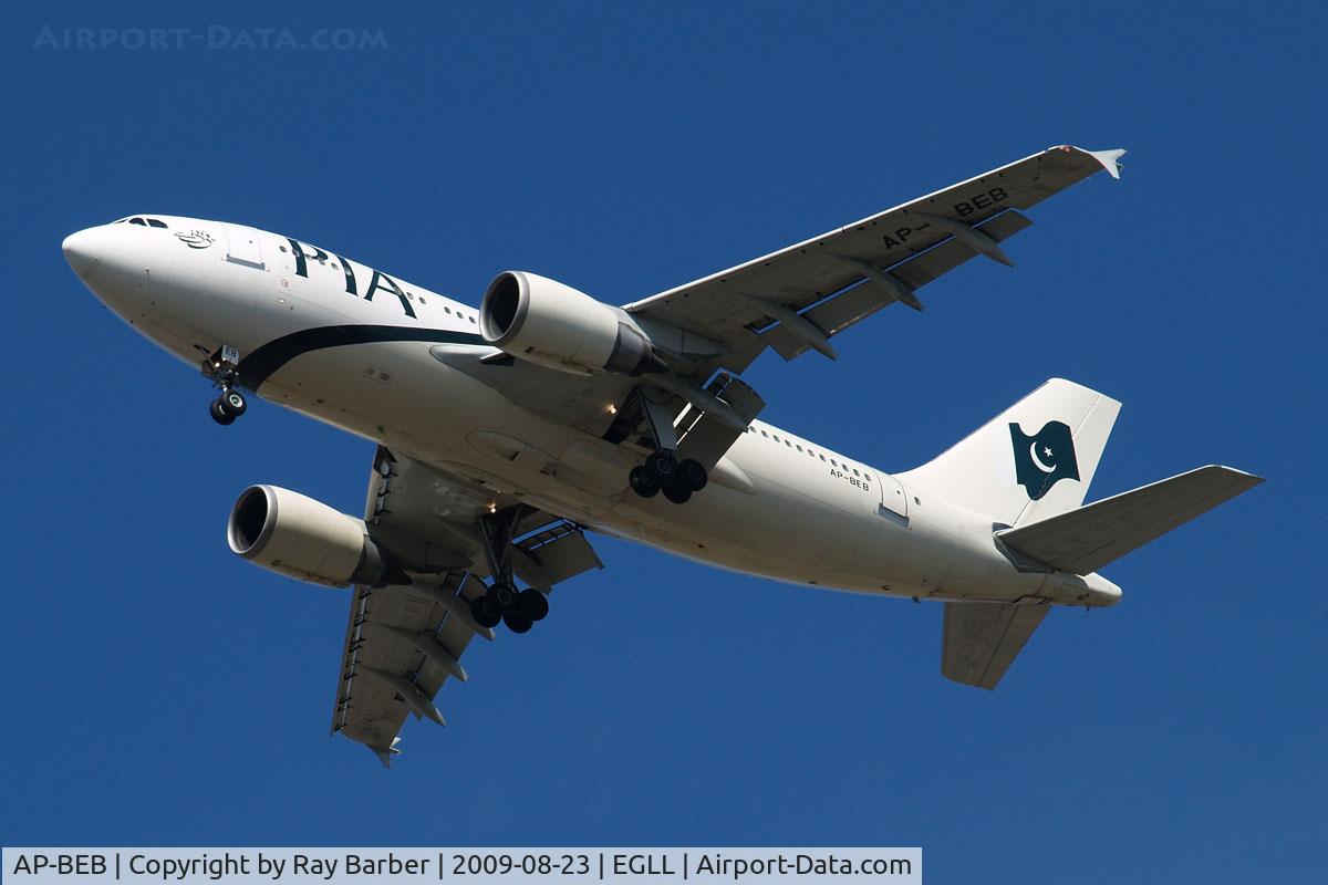 AP-BEB, 1991 Airbus A310-308 C/N 587, Airbus A310-308 [656] (Pakistan International Airlines) Home~G 04/09/2009. Taken on approach 27R.