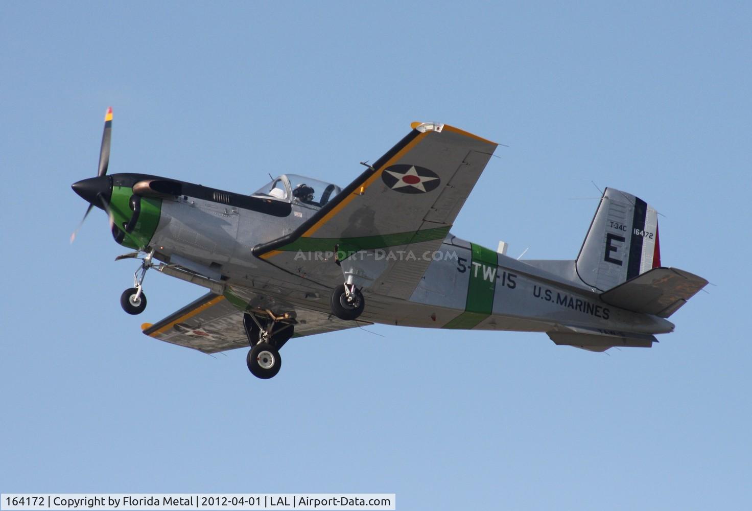 164172, Beech T-34C Turbo Mentor C/N GL-352, Marine retro paint T-34C