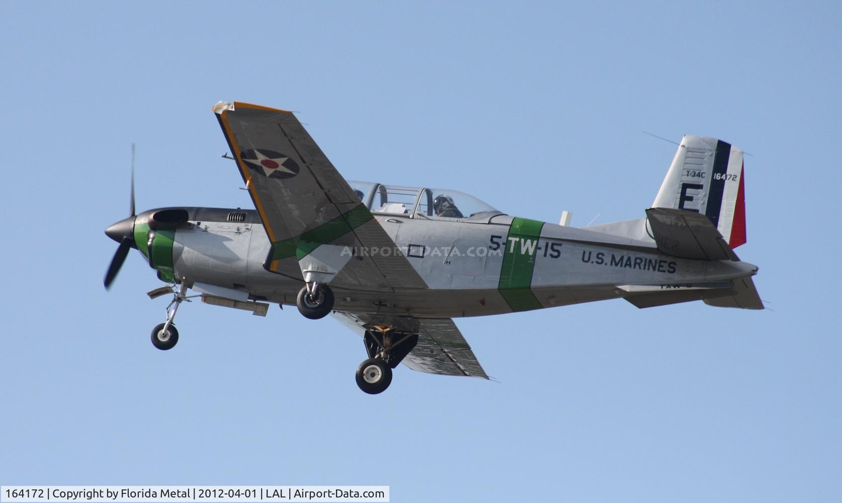 164172, Beech T-34C Turbo Mentor C/N GL-352, Marine retro paint T-34C