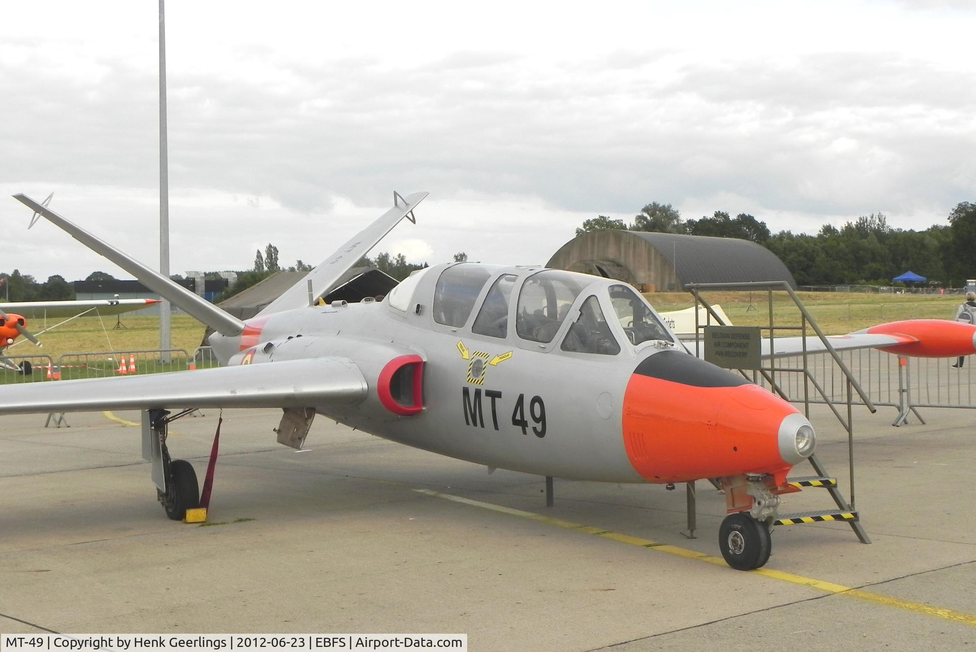 MT-49, Fouga CM-170R Magister C/N 222, Florennes Int'l Airshow - June 2012