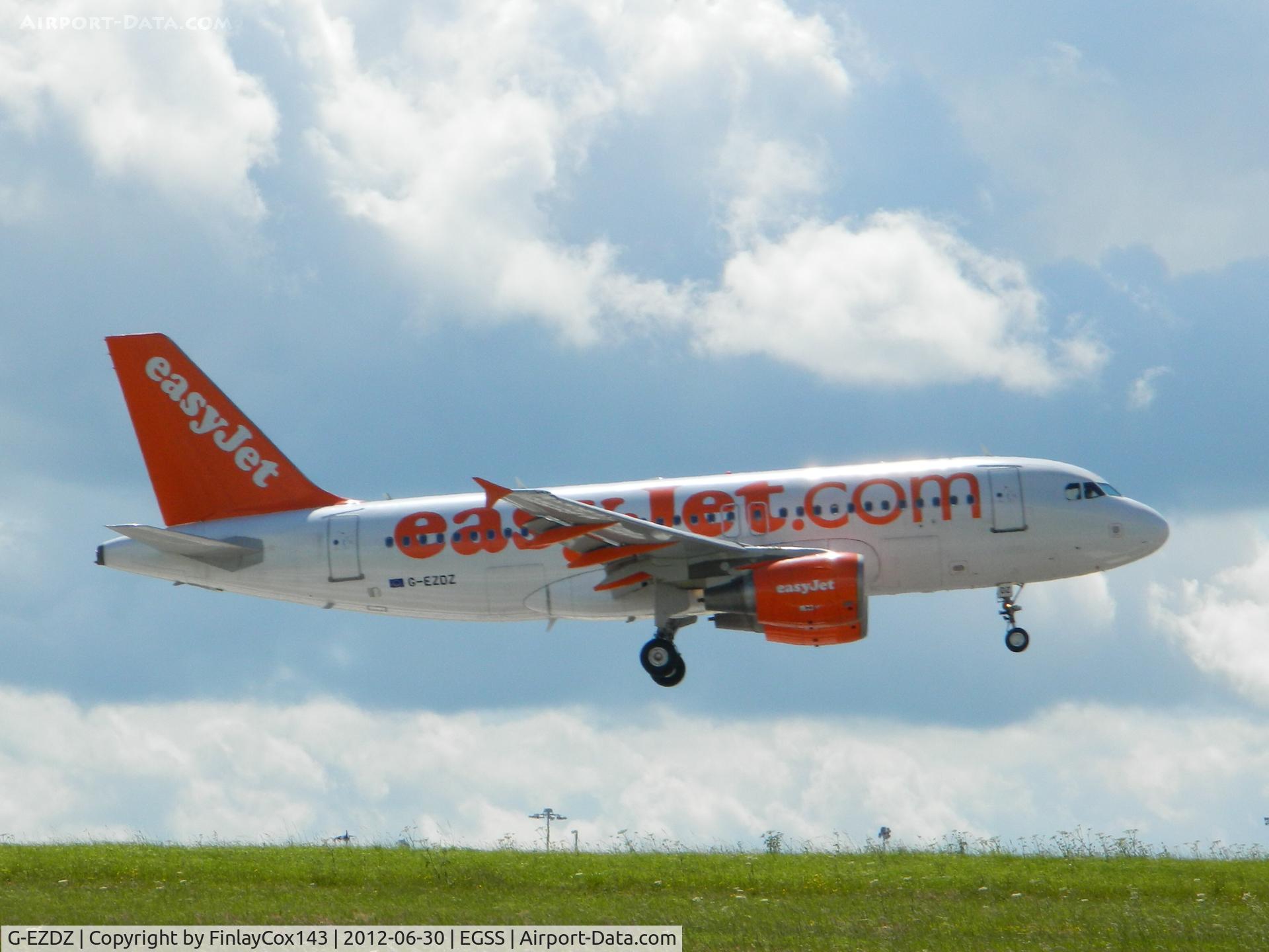 G-EZDZ, 2009 Airbus A319-111 C/N 3774, easyJet Airbus A319-111 at London Stansted