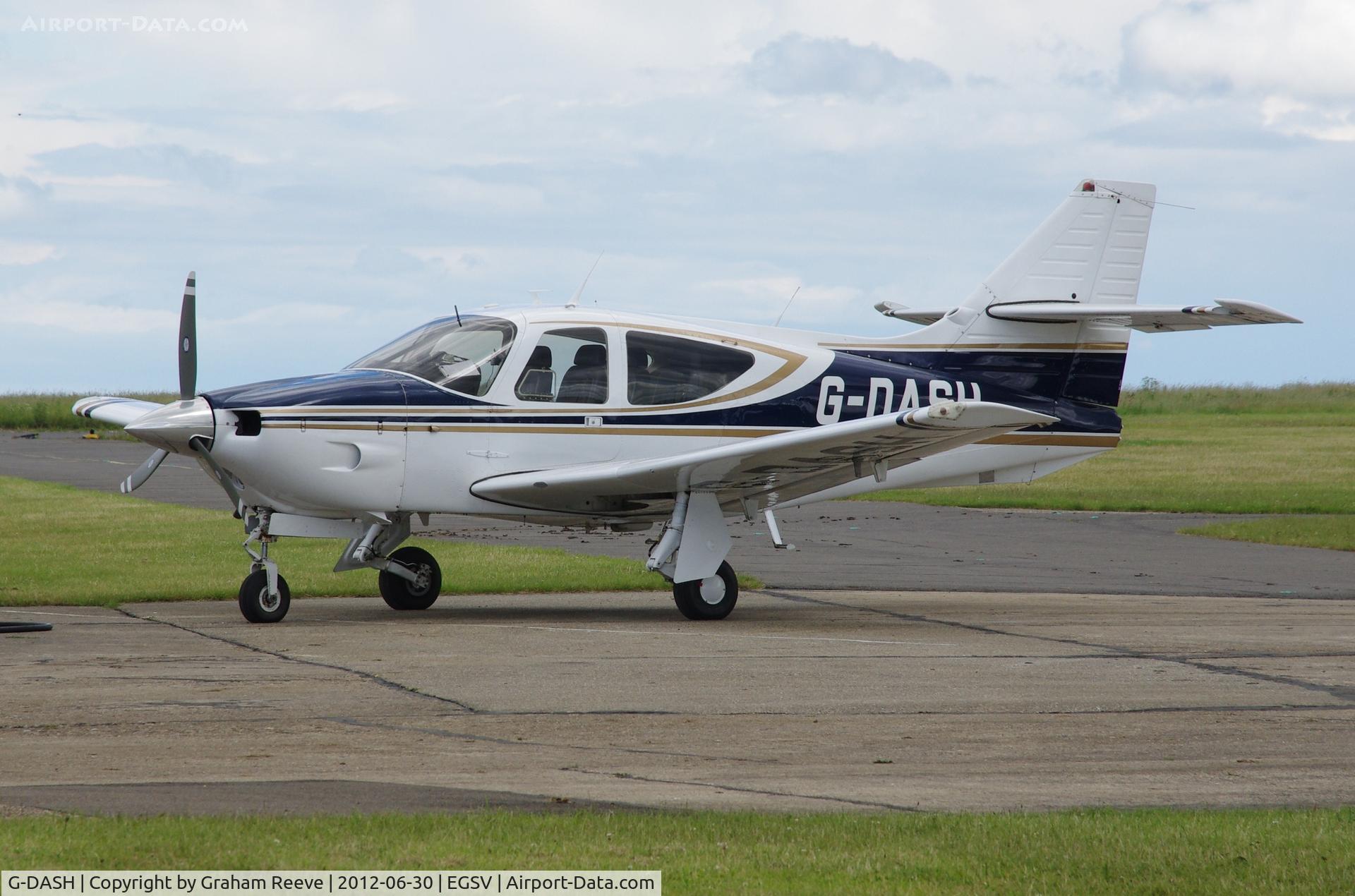 G-DASH, 1975 Rockwell International 112 Commander C/N 237, Parked at Old Buckenham.