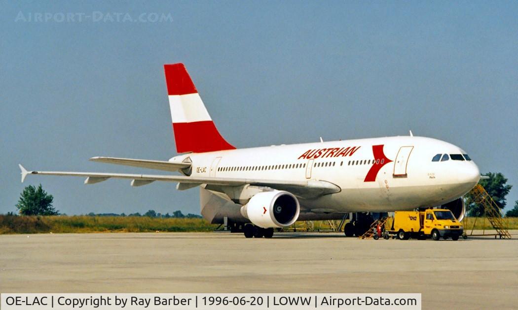 OE-LAC, 1991 Airbus A310-324 C/N 568, Airbus A310-324/ET [568] (Austrian Airlines) Vienna~OE 20/06/1996