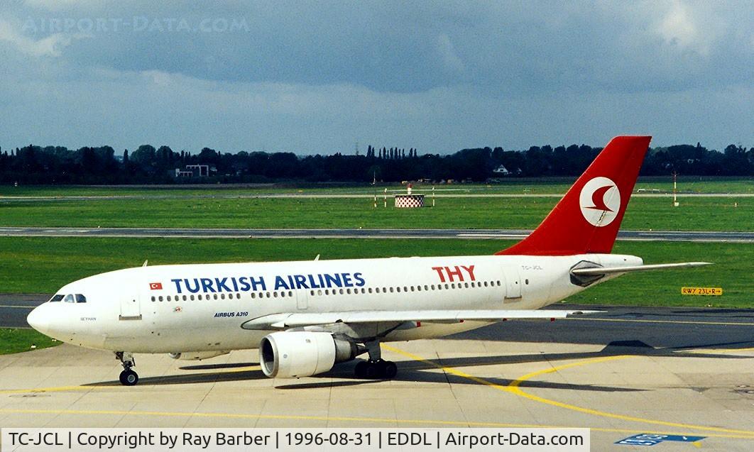 TC-JCL, 1985 Airbus A310-203 C/N 338, Airbus A310-203 [338] (Turkish Airlines) Dusseldorf~D 31/08/1996
