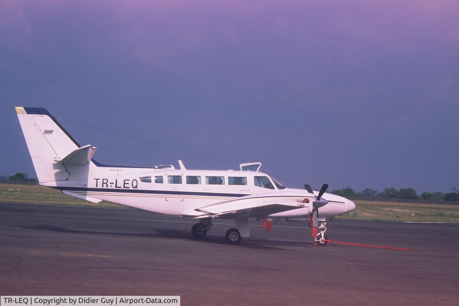 TR-LEQ, 1987 Reims F406 Caravan II C/N F406-0007, at Libreville, Gabon