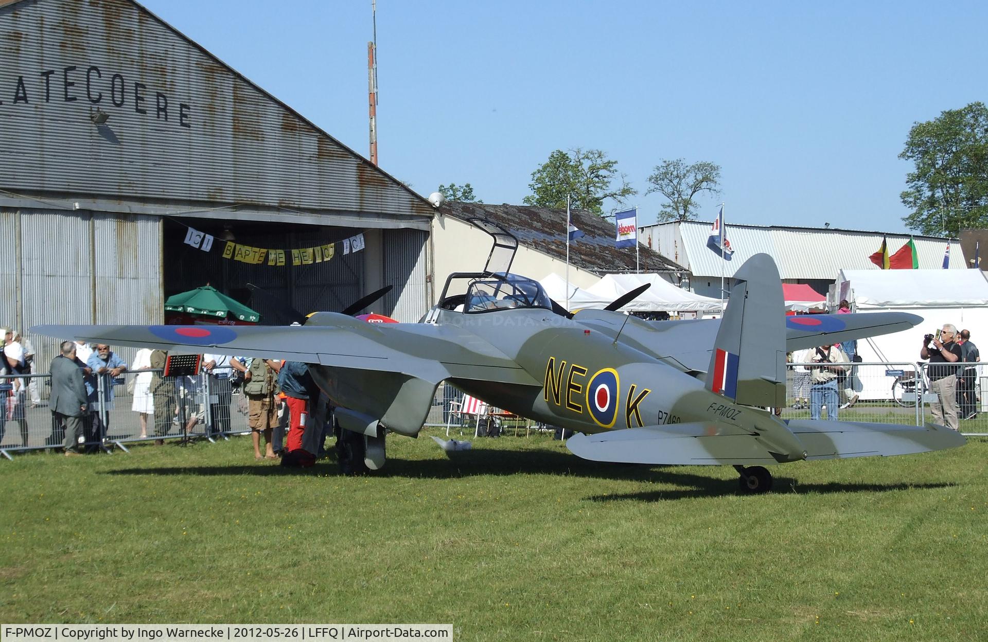 F-PMOZ, De Havilland (BBC) DH-98 Mosquito Replica C/N 1, RRAA Mosquito 3/4-scale replica at the Meeting Aerien 2012, La-Ferte-Alais