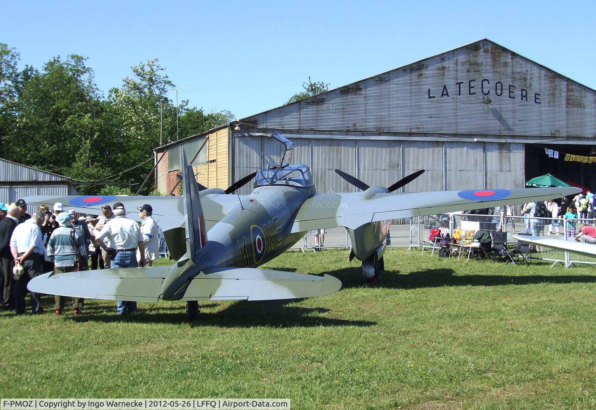 F-PMOZ, De Havilland (BBC) DH-98 Mosquito Replica C/N 1, RRAA Mosquito 3/4-scale replica at the Meeting Aerien 2012, La-Ferte-Alais
