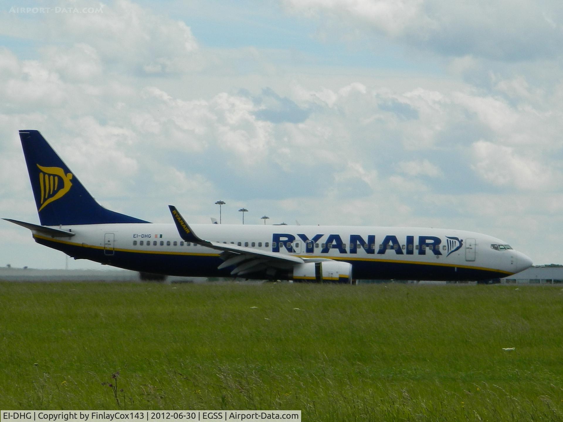 EI-DHG, 2005 Boeing 737-8AS C/N 33576, Ryanair Boeing 737-8AS at London Stansted