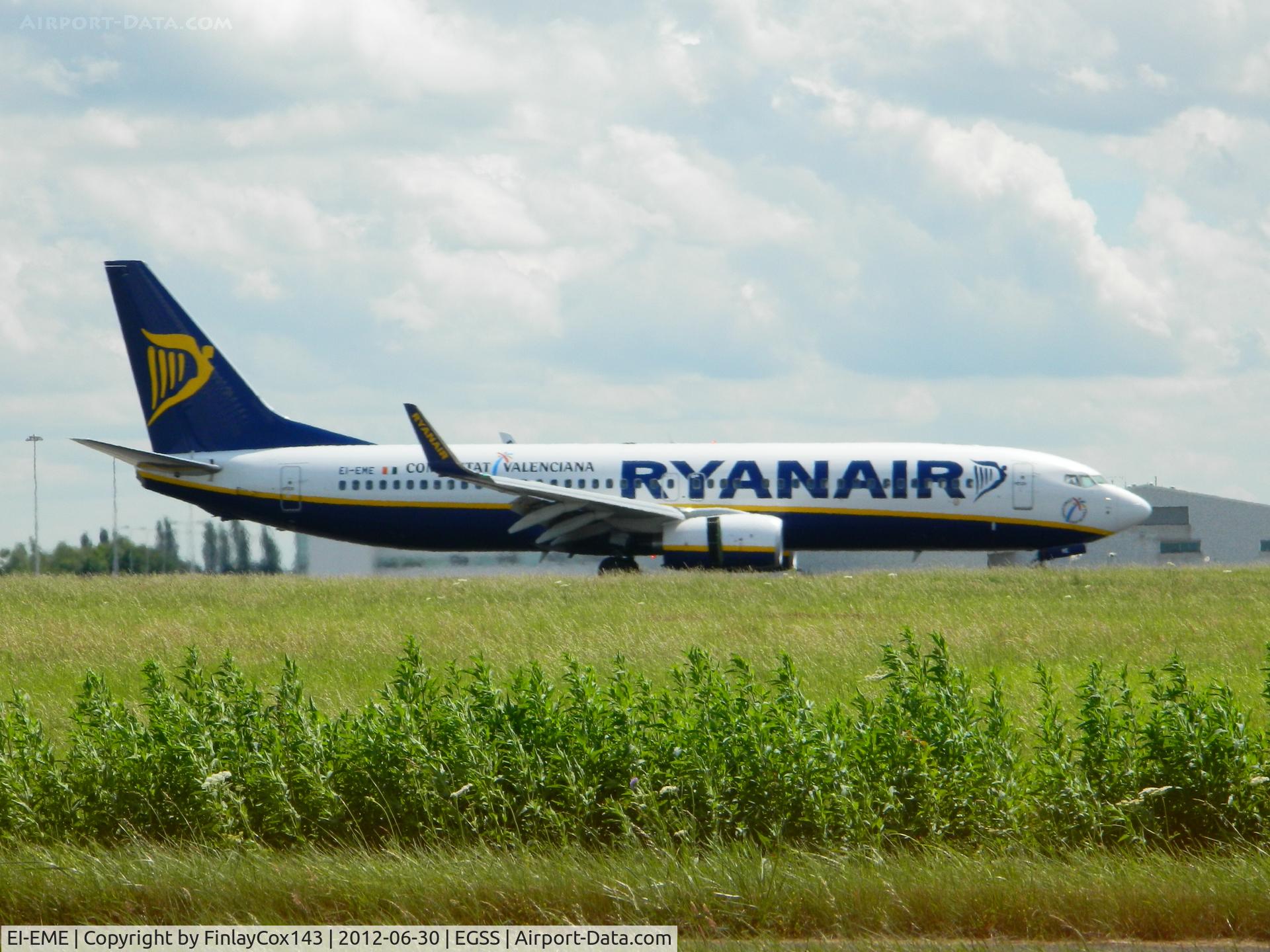 EI-EME, 2010 Boeing 737-8AS C/N 35029, Ryanair Boeing 737-8AS at London Stansted