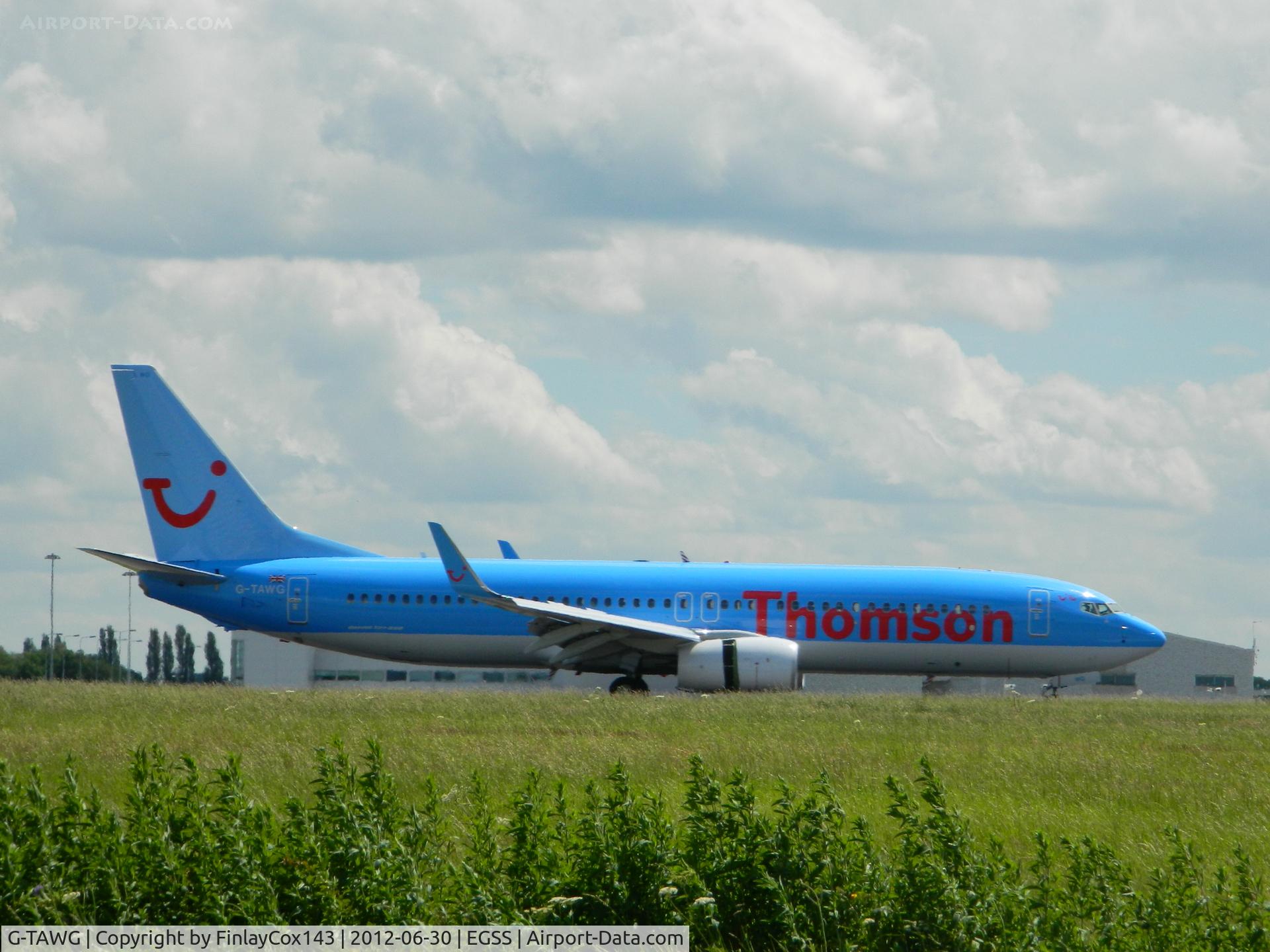 G-TAWG, 2012 Boeing 737-8K5 C/N 37266, Thomson Boeing 737-8K5 at London Stansted