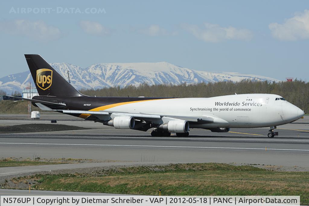 N576UP, 2008 Boeing 747-44AF C/N 35665, UPS Boeing 747-400