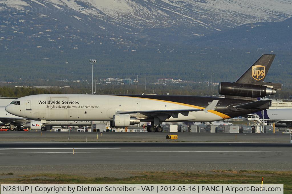 N281UP, 1993 McDonnell Douglas MD-11F C/N 48538, UPS MD11
