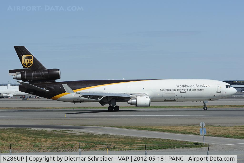 N286UP, 1991 McDonnell Douglas MD-11F C/N 48453, UPS MD11