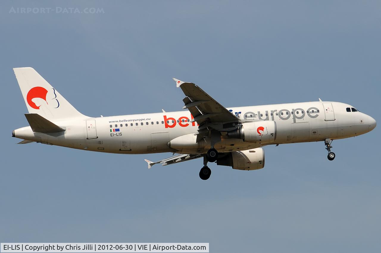 EI-LIS, 2008 Airbus A320-214 C/N 3492, Belle Air Europe