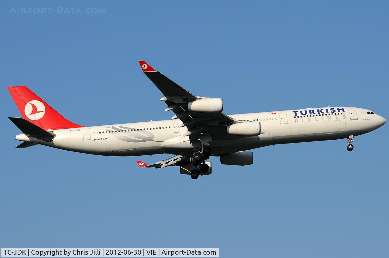 TC-JDK, 1993 Airbus A340-311 C/N 025, Turkish Airlines