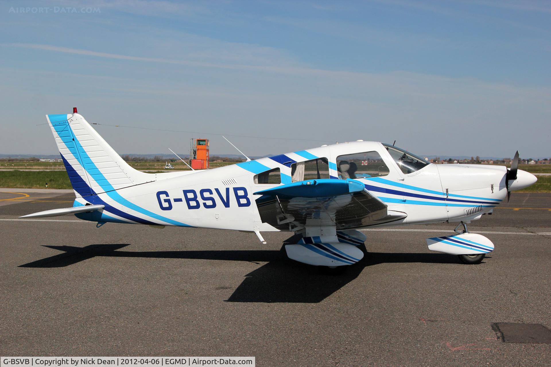 G-BSVB, 1988 Piper PA-28-181 Cherokee Archer II C/N 2890098, EGMD/LYX