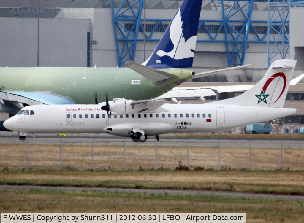 F-WWES, 2012 ATR 72-600 (72-212A) C/N 1034, C/N 1034 - To be CN-COH