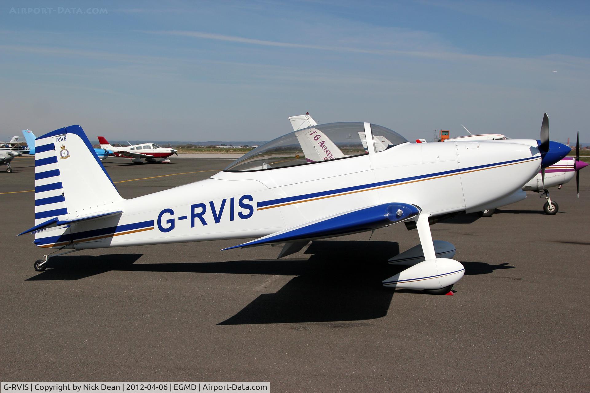 G-RVIS, 2003 Vans RV-8 C/N PFA 303-14031, EGMD/LYX