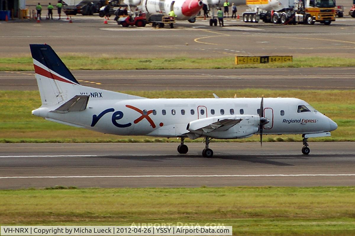 VH-NRX, 1991 Saab 340B C/N 340B-291, At Sydney