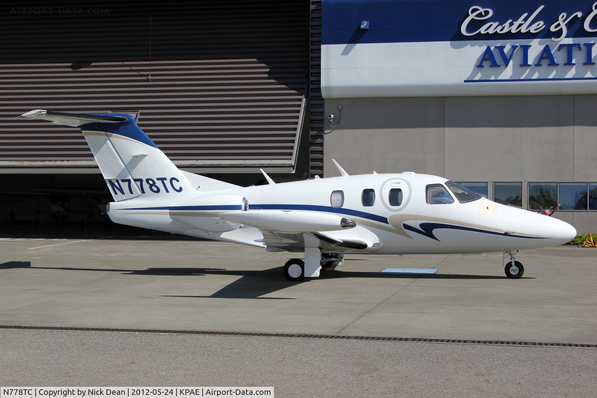 N778TC, 2007 Eclipse Aviation Corp EA500 C/N 000085, KPAE/PAE