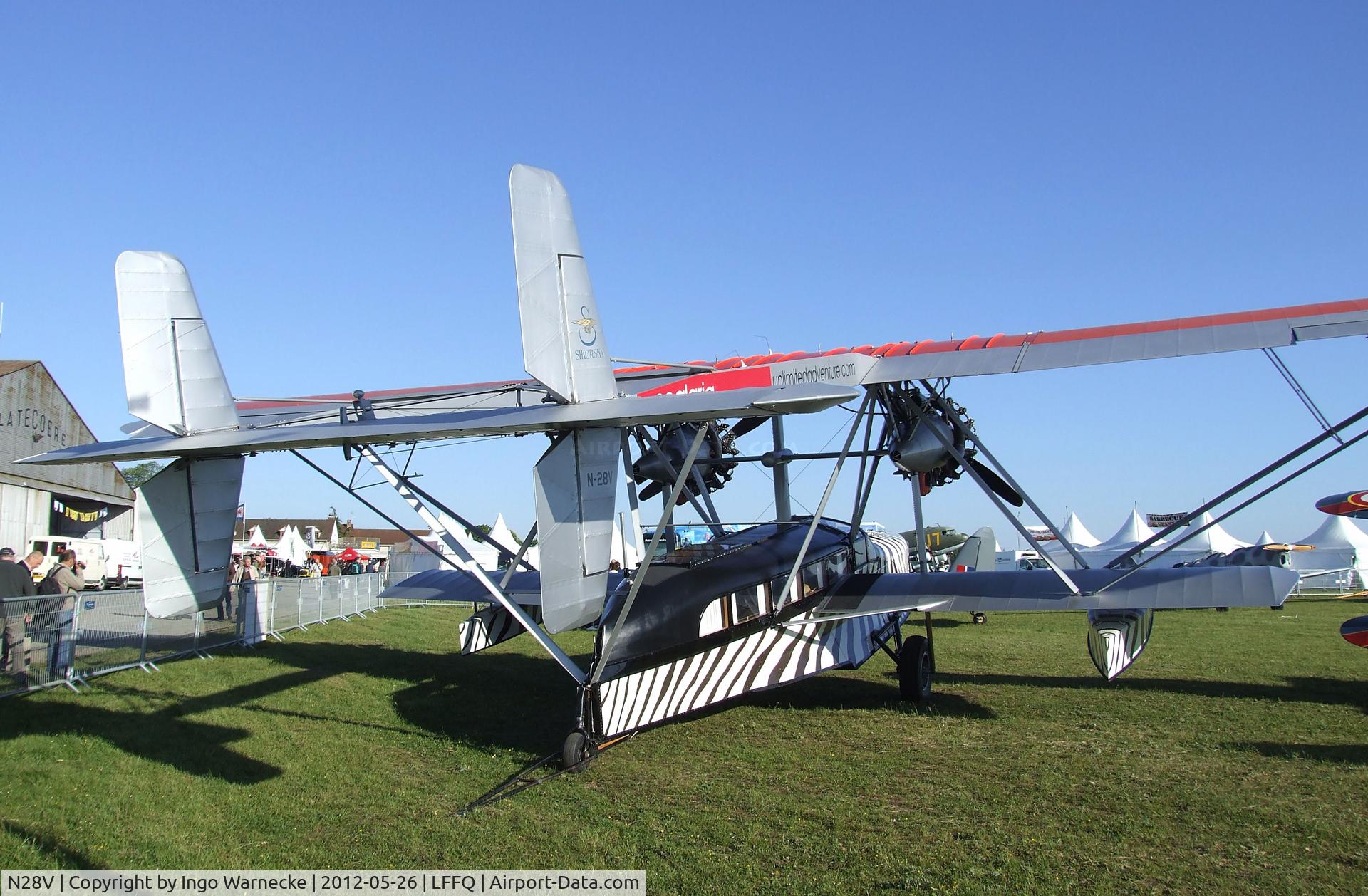 N28V, 2001 Sikorsky S-38B (Replica) C/N B414-20, Sikorsky (Born Again Restorations) S-38B at the Meeting Aerien 2012, La-Ferte-Alais