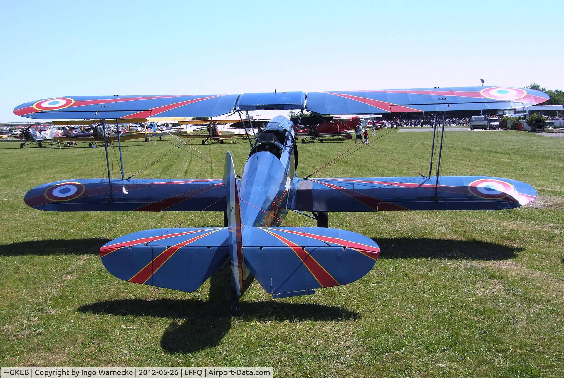 F-GKEB, Stampe-Vertongen SV-4C C/N 618, Stampe-Vertongen (Nord SNCAN) SV-4C at the Meeting Aerien 2012, La-Ferte-Alais