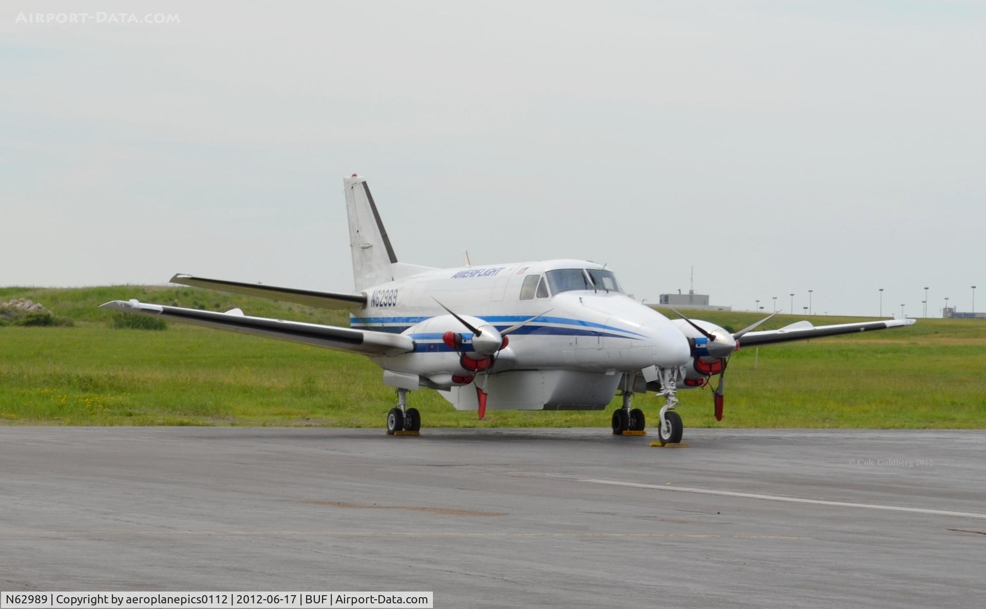 N62989, 1982 Beech C99 Airliner C/N U-183, N62989 at KBUF.