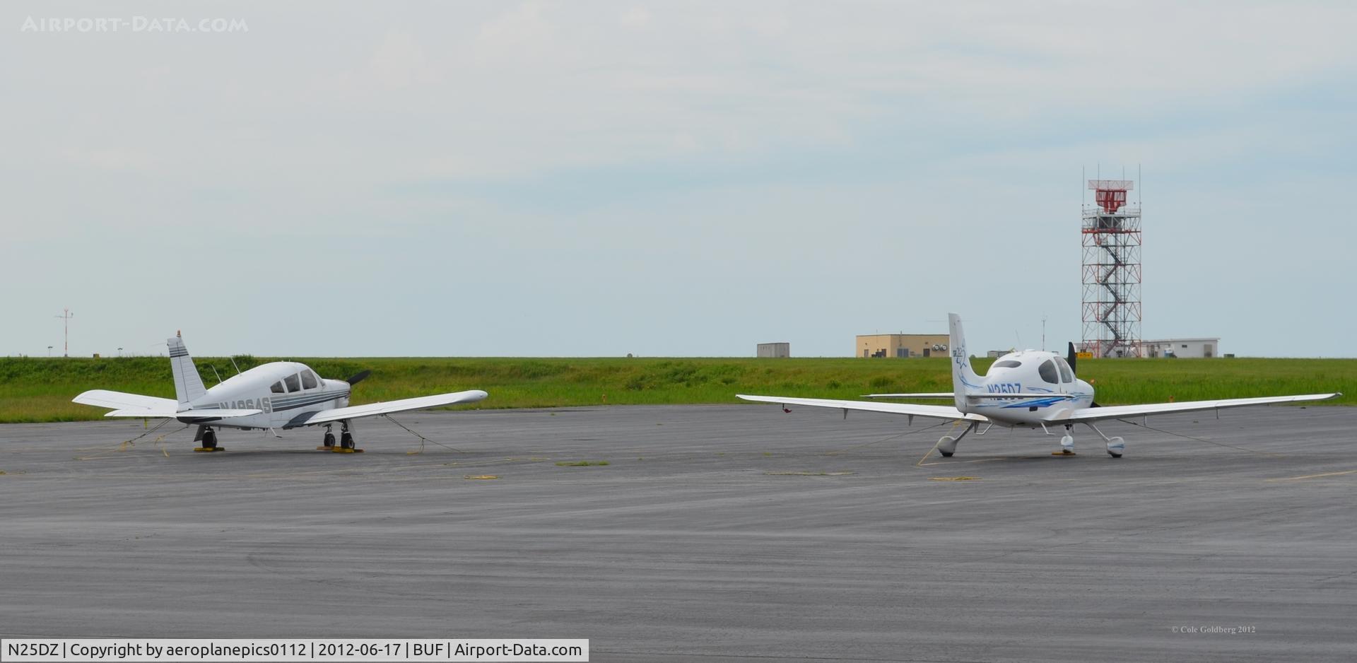 N25DZ, 2006 Cirrus SR22 C/N 1783, N4964S (c/n 28R-35684) registered to Air Fair Corp of Hamburg, New York and N25DZ (c/n 1783) registered to Cigar Army One Inc of Tampa, Florida seen at KBUF.