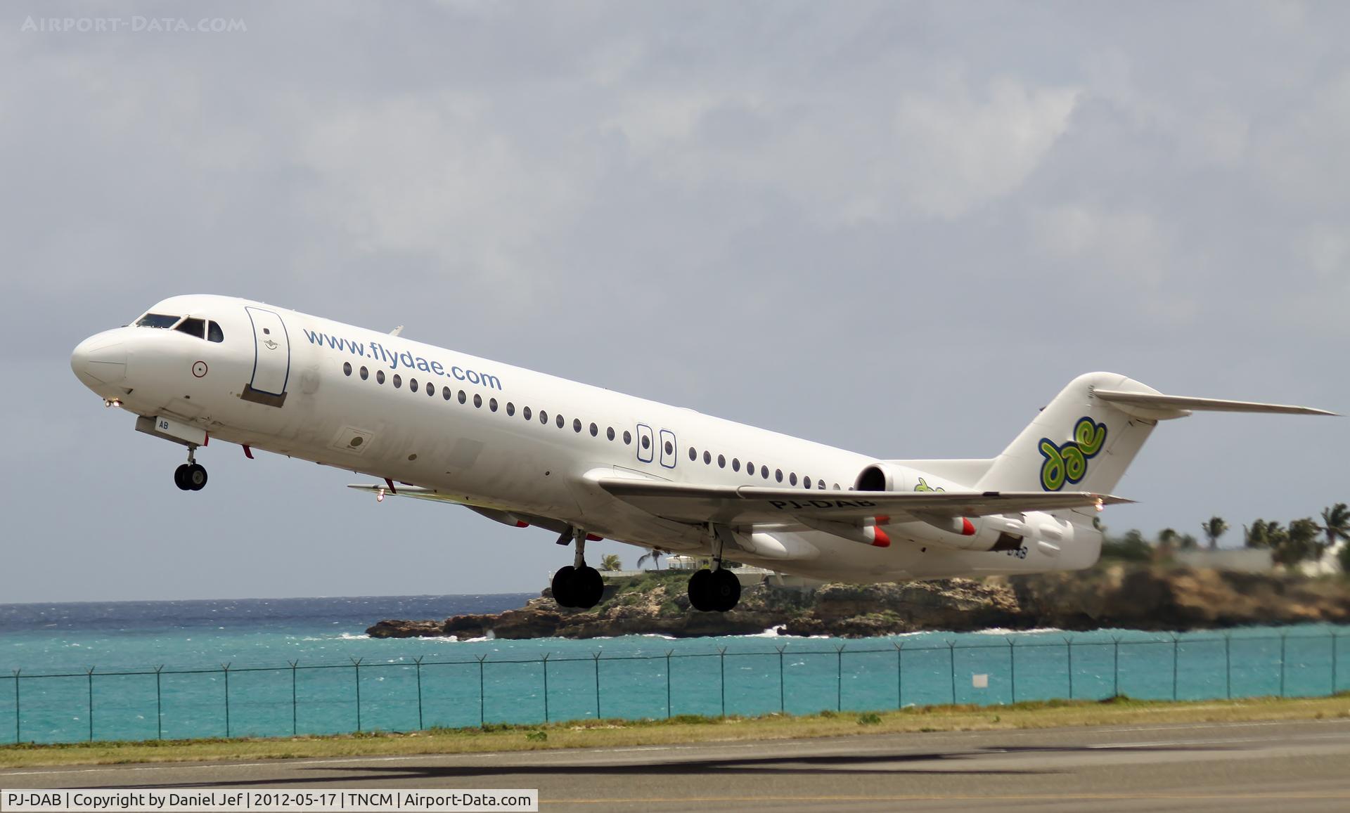 PJ-DAB, 1991 Fokker 100 (F-28-0100) C/N 11331, PJ-DAB