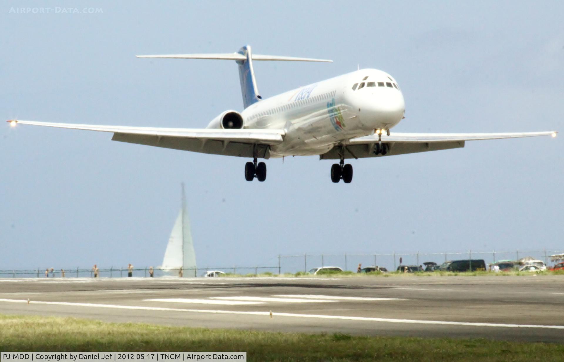 PJ-MDD, 1990 McDonnell Douglas MD-82 (DC-9-82) C/N 49972, PJ-MDD