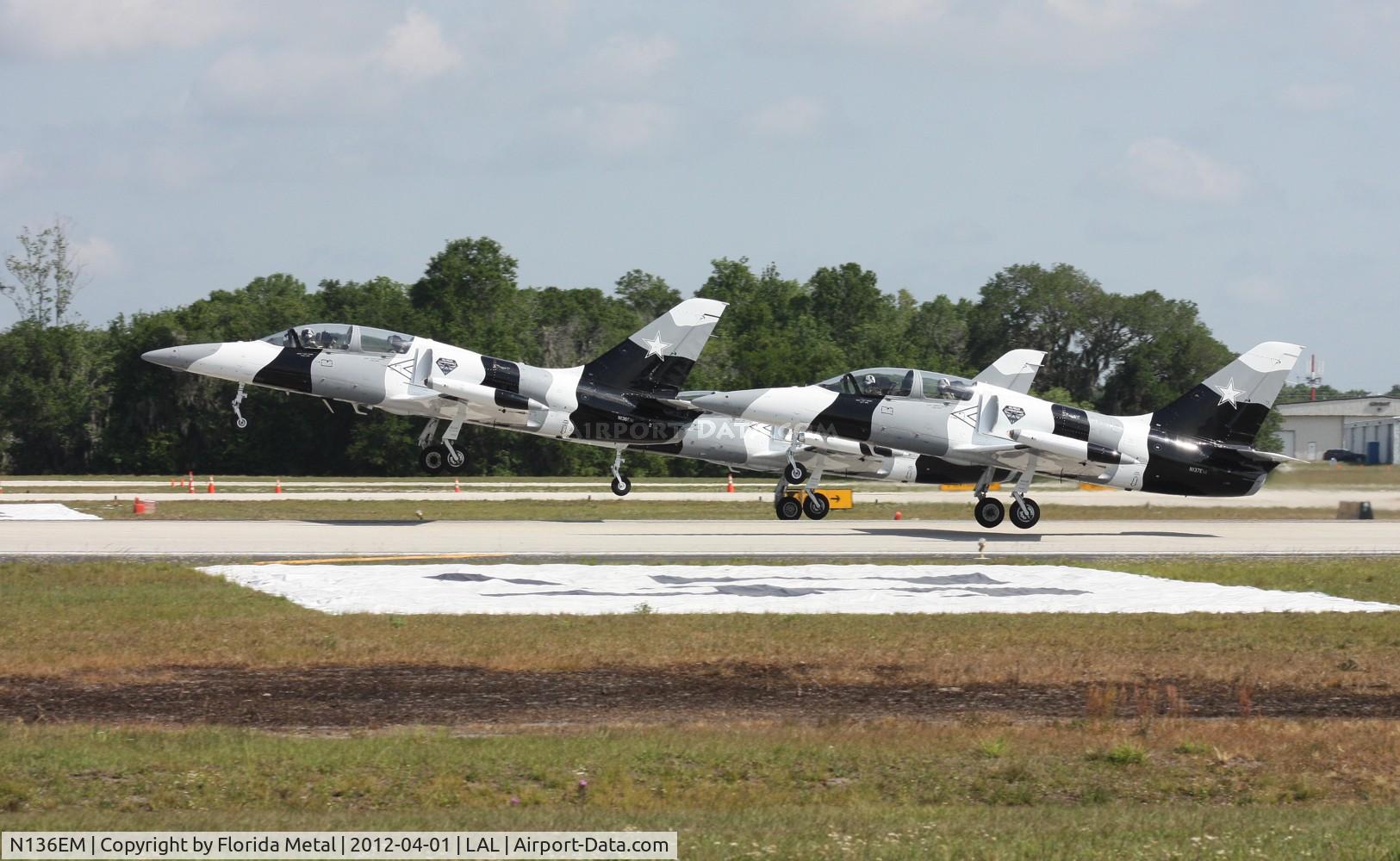 N136EM, 1984 Aero L-39C Albatros C/N 432917, Black Diamond Jet Team