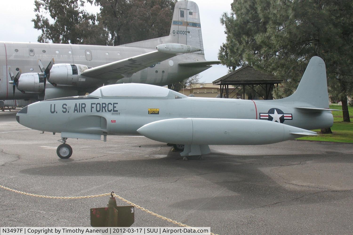 N3497F, 1955 Lockheed T-33A Shooting Star C/N 580-9518, 1955 Lockheed T-33, c/n: 580-9518,  Ex: 55-3021