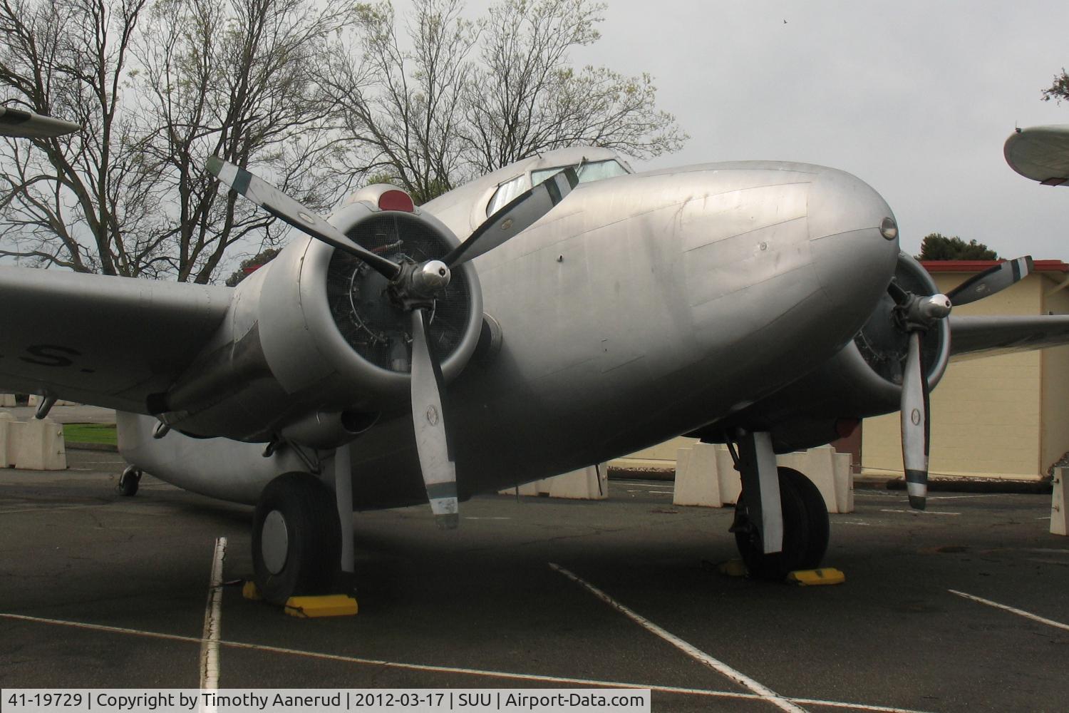 41-19729, 1941 Lockheed C-56 Lodestar (L-18) C/N 18-2089, Lockheed C-56, c/n: 41-19729, Travis AFB