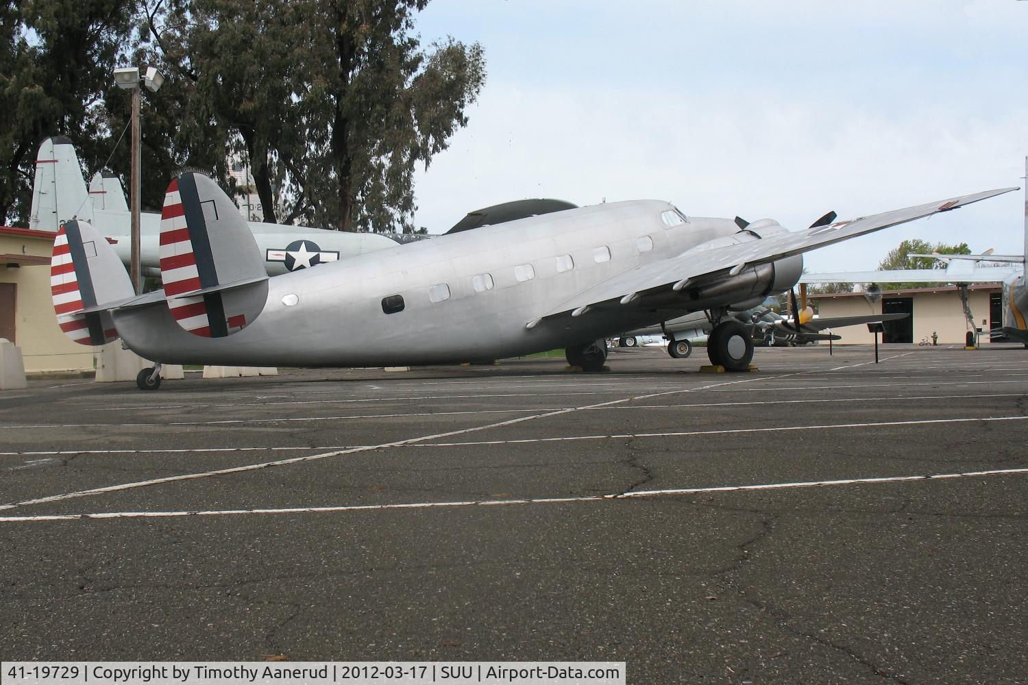 41-19729, 1941 Lockheed C-56 Lodestar (L-18) C/N 18-2089, Lockheed C-56, c/n: 41-19729, Travis AFB