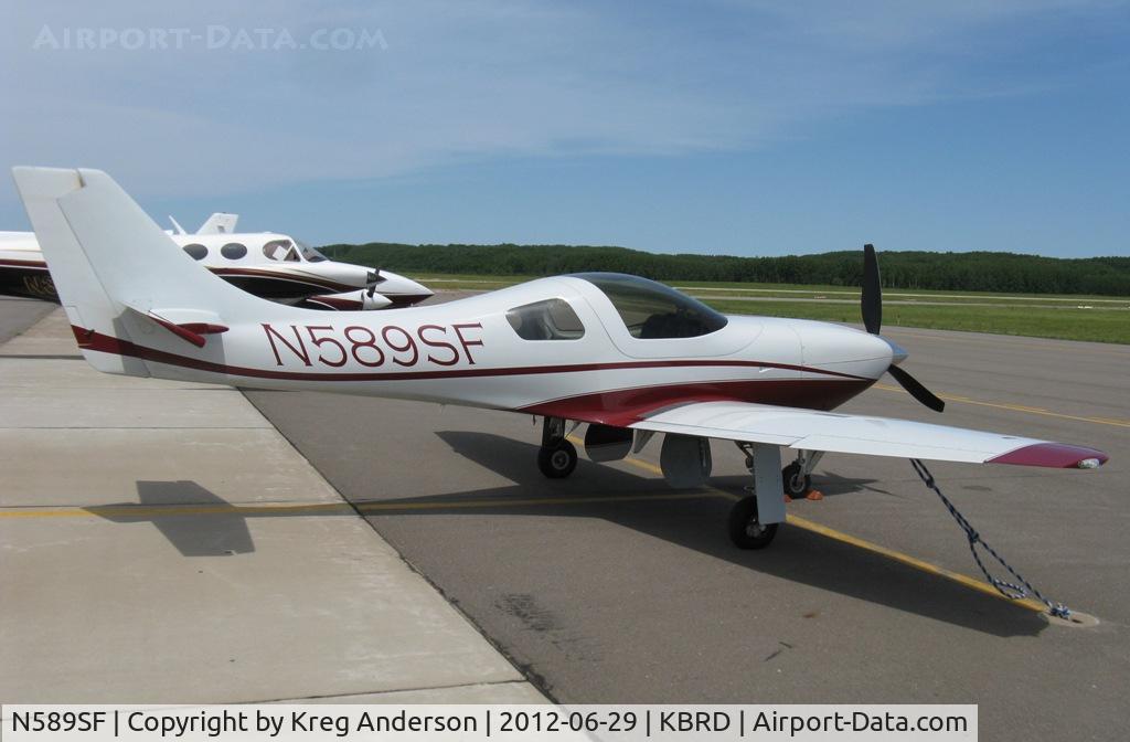 N589SF, 2003 Lancair Legacy 2000 C/N L2K-108, Lancair Legacy 2000 on the line in Brainerd, MN.
