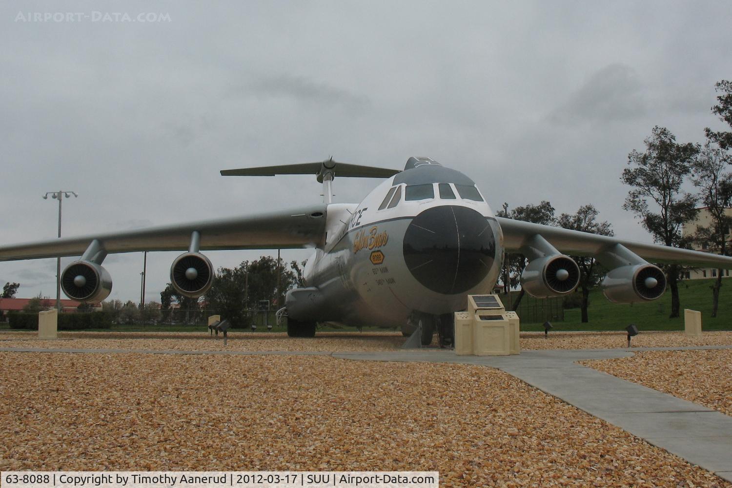 63-8088, 1963 Lockheed C-141B Starlifter C/N 300-6019, Lockheed C-141A-10-LM, c/n: 300-6019, Travis AFB.