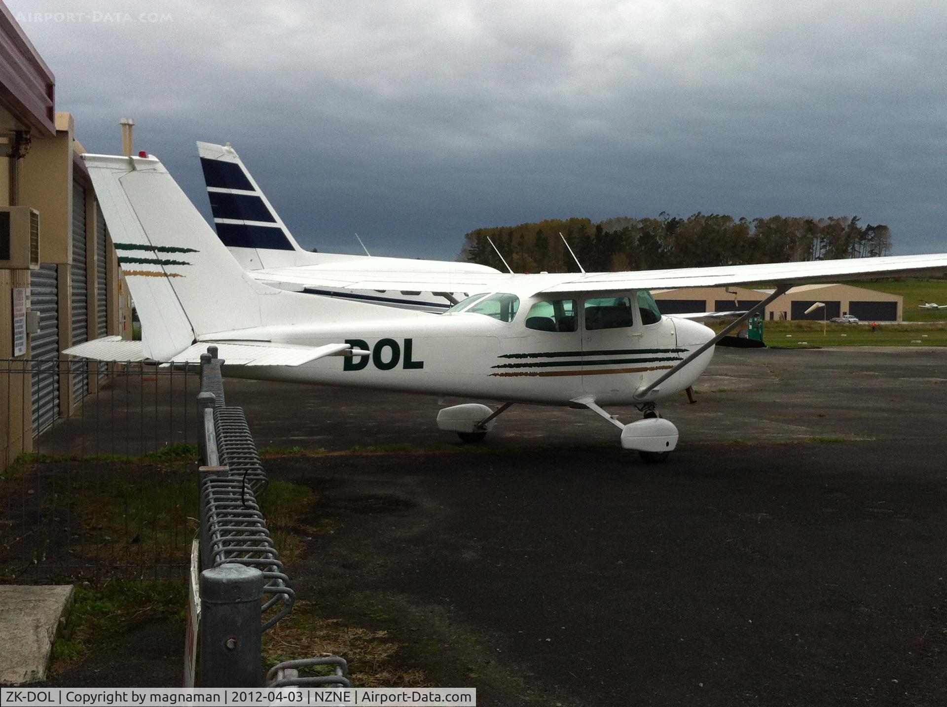 ZK-DOL, Cessna 172M C/N 17261824, On apron awaiting departure to Great Barrier.