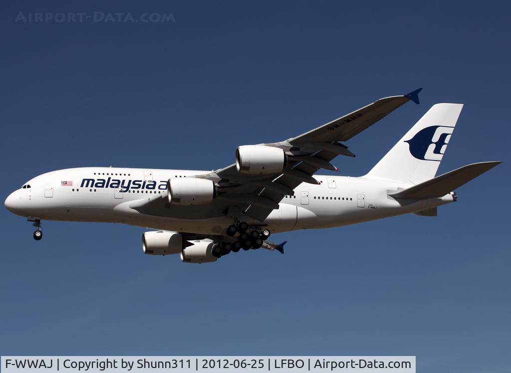 F-WWAJ, 2012 Airbus A380-841 C/N 081, C/n 0081 - To be 9M-MNB