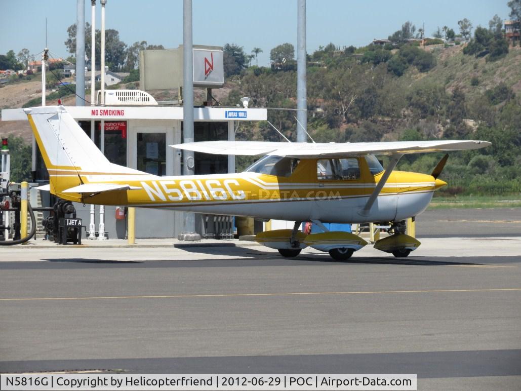 N5816G, 1969 Cessna 150K C/N 15071316, Gassing up