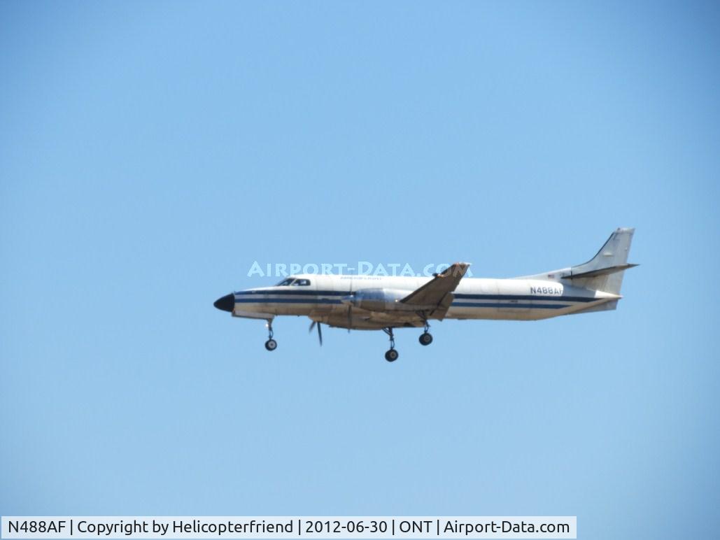 N488AF, 1981 Fairchild Swearingen SA-227AC Metro III C/N AC-488, On final